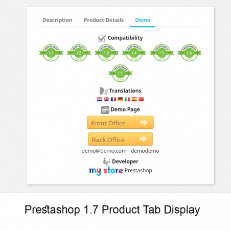 Product Demo for Prestashop Developers Module
