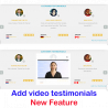 Customer Testimonials with Video Support