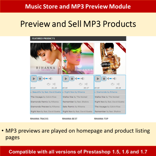 Music Store and MP3 Preview...