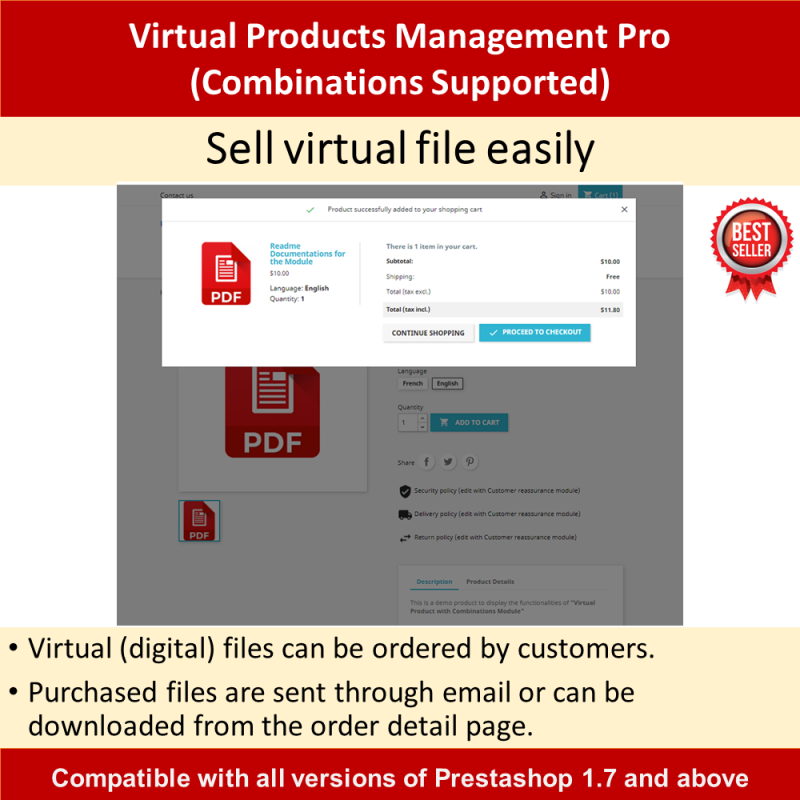 Virtual Products Management Pro Module (Combinations Supported)