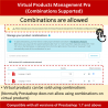 Virtual Products Management Pro Module (Combinations Supported)