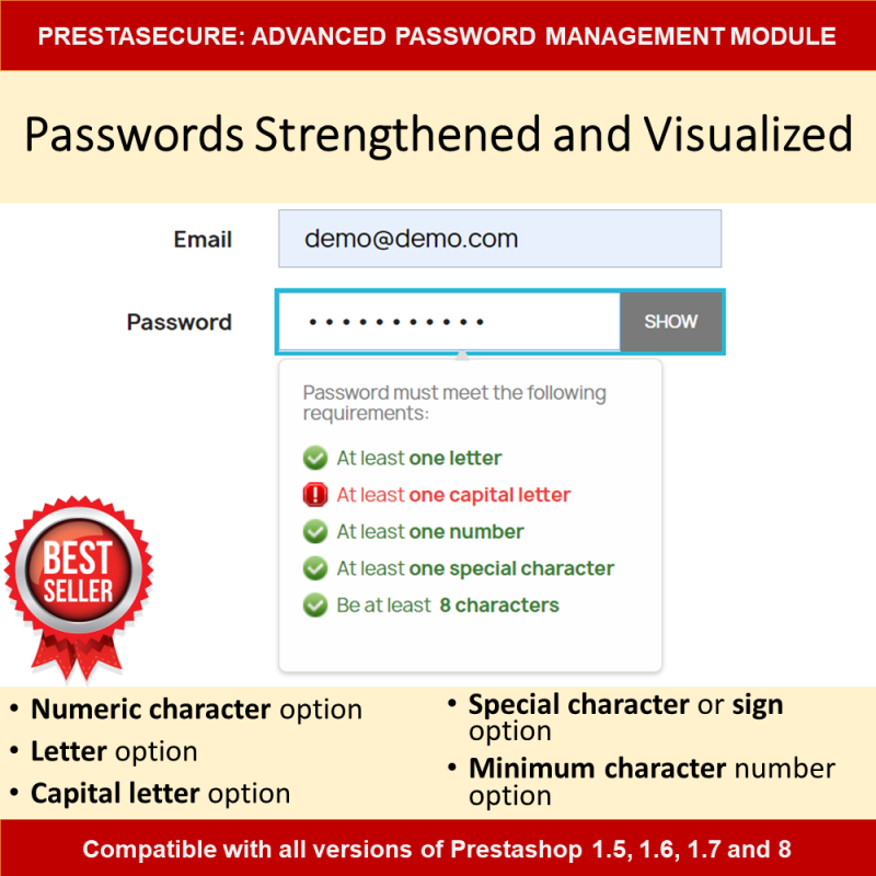 Strong E-Store Password Module