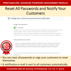 Strong E-Store Password, Reset Password, Secure E-Shop Module
