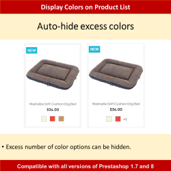 Display Colors on Product List